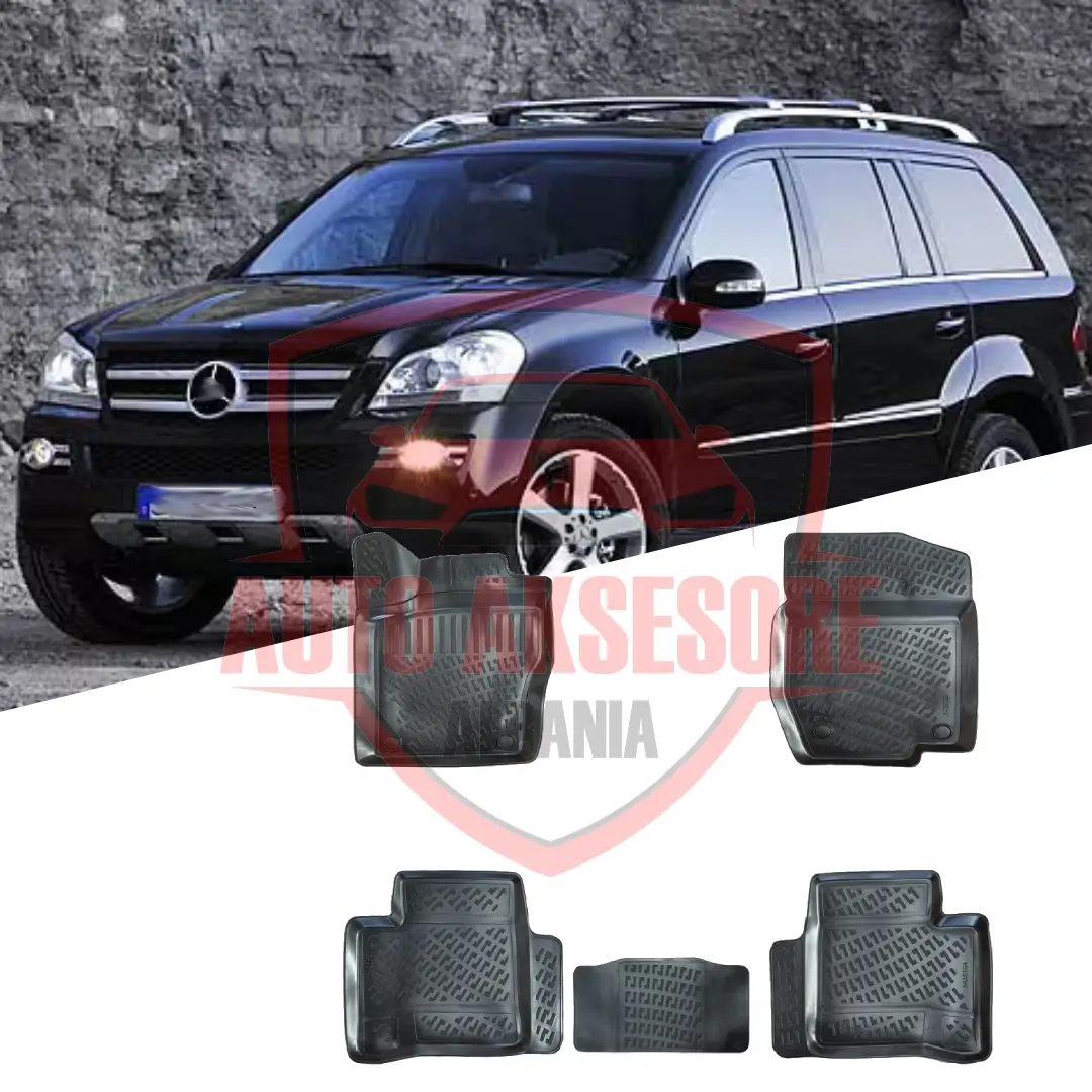 Tapeta Gome 3D Për Mercedes-Benz Gl X164 2007-2012 – Mbrojtje Maksimale Dhe Përshtatje Perfekte