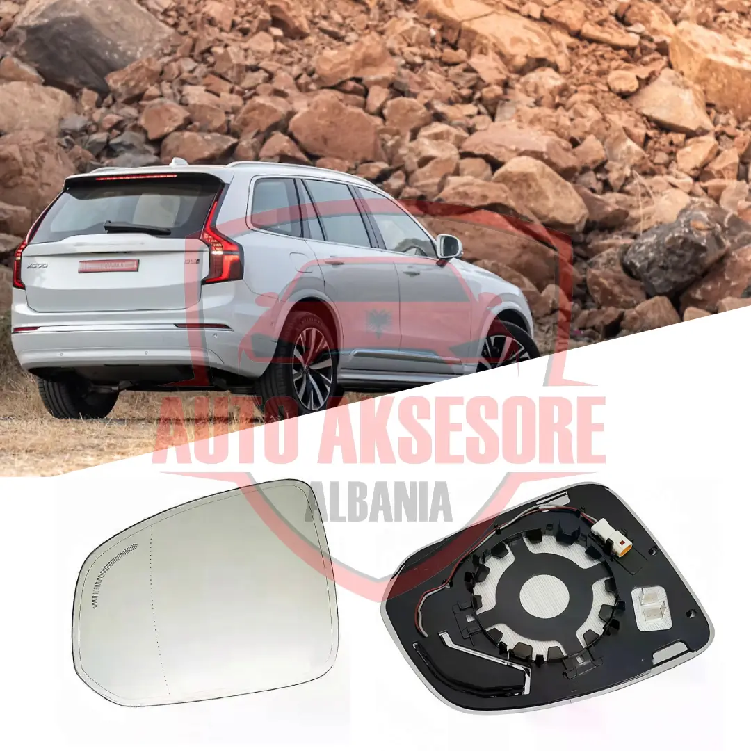 Xham Pasqyre me Blindspot për Volvo XC90 2015-2022 – Ndriçim i Integruar dhe Siguri Maksimale