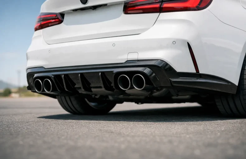 Difuzor mbrapa për BMW: pamje sportive e saktë
