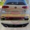 Difuzor për Golf 7 & Golf 7.5